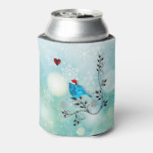 Bluebird and Heart Koelbox Blikjeskoeler (Blikje Achterkant)