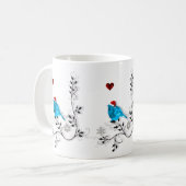 Bluebird at Christmas Mug (Devant gauche)
