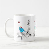 Bluebird at Christmas Mug (Gauche)