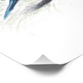 Bluebird Bird Art Foto Afdruk (Hoek)