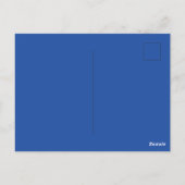 Bluebird Bird Lover Grappig Briefkaart (Achterkant)