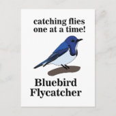 Bluebird Bird Lover Grappig Briefkaart (Voorkant)