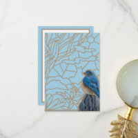 Bluebird Carte de remerciements