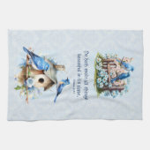 Bluebird Écriture Serviette Birdhouse Ecclesiastes (Horizontal)