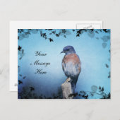Bluebird Enchanted _ Briefkaarten (Voorkant / Achterkant)