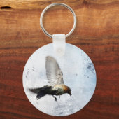 Bluebird Grunge Sleutelhanger (Voorkant)