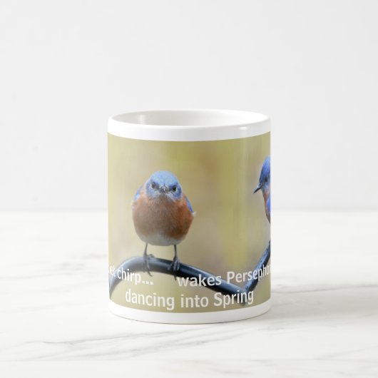 Bluebird Haiku Mug (Centre)