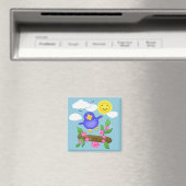 Bluebird Happy Spring Magnet (In Situ (Lave-vaisselle))