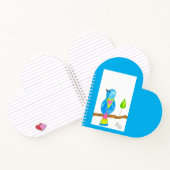 Bluebird Heart Carnet par Love Cheri (Intérieur)