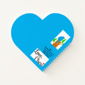 Bluebird Heart Carnet par Love Cheri (Dos)