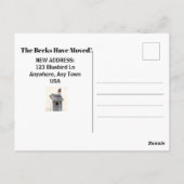 Bluebird House - Drôle changement d'adresse Carte (Dos)