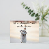 Bluebird House - Funny Change Address Briefkaart (Staand voorkant)