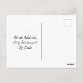  Bluebird I Moved Briefkaart (Achterkant)