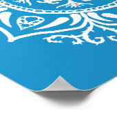 Bluebird Mandala Poster (Hoek)