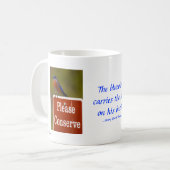 Bluebird met Thoreau Quote 15 oz Koffiemok (Voorkant links)