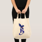Bluebird Monogram Initiaal B Tote Bag (Voorkant (product))