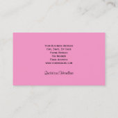 Bluebird Music Teacher Visitekaartje (Achterkant)