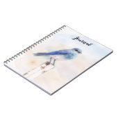 Bluebird Nature Art Personalize Journal (Côté gauche)