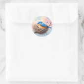 Bluebird Nest Envelope Seal |Soft Pastel Stickers (Tas)