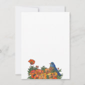 Bluebird Nouveau Faire-part d'adresse (Dos)