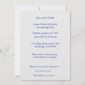 Bluebird of Coffee Happiness Invitation (Dos)