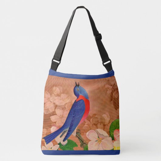 bluebird of geluk crossbody tas (Voorkant)