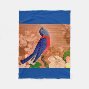 bluebird of geluk fleece deken