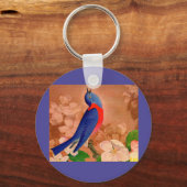 bluebird of geluk sleutelhanger (Voorkant)