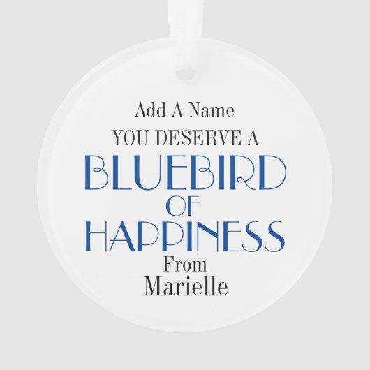Bluebird of Happiness Année de Décor (dos)