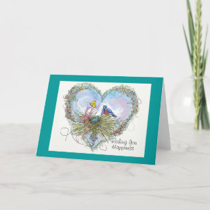 Bluebird of Happiness Card - Customized Kaart