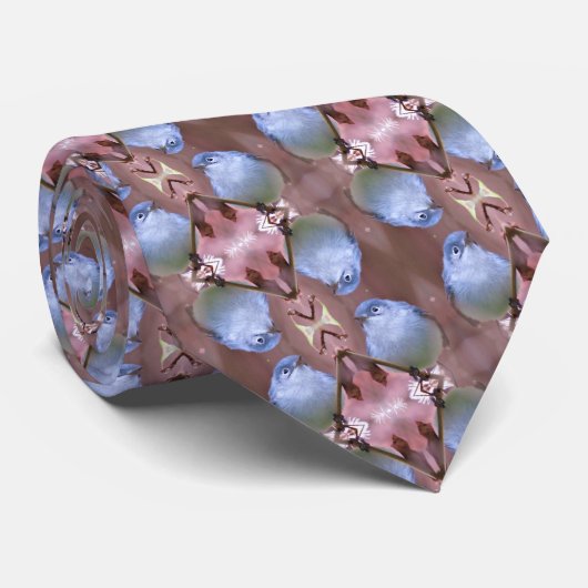 Bluebird of Happiness Cravate - Gnatcatcher gris b (Roulé)