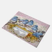  Bluebird of Happiness Welkom Deurmat (Schuin)