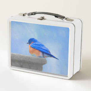 Bluebird Painting - Original Bird Art