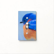 Bluebird Painting - Original Bird Art