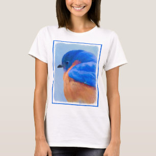 Bluebird Painting - Original Bird Art T-shirt