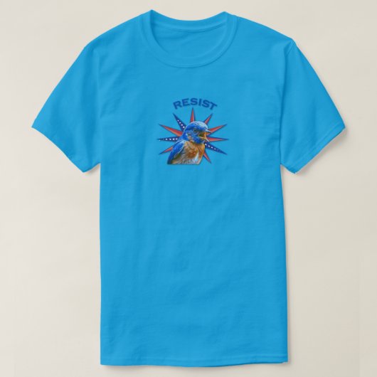 Bluebird Resist T-shirt (Design voorkant)