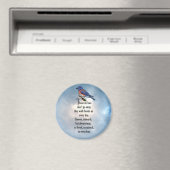 Bluebird "so Loved" Poem Magneet (Insitu (Vaatwasser))