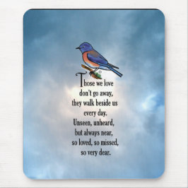 Bluebird "so Loved" Poem Muismat
