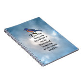 Bluebird "so Loved" Poem Notitieboek (Rechterzijde)
