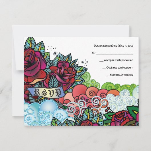 BLUEBIRD STAR OF DAVID Bat mitzvah Carte de répons (Devant)