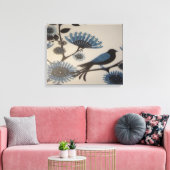 BLUEBIRD-STROMEN CANVAS AFDRUK (Insitu (Woonkamer))