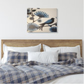 BLUEBIRD-STROMEN CANVAS AFDRUK (Insitu (Slaapkamer))
