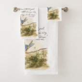 Bluebird sur une branche Le poème de Bluebird Vict (En situation)