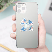 Bluebird Vinyl Stickers (Telefoon)