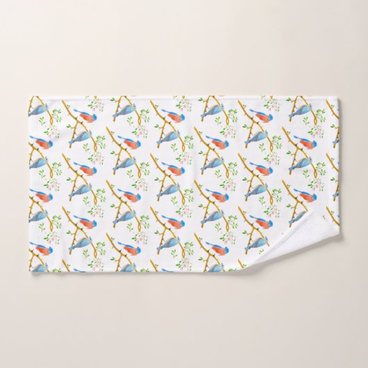 Bluebirds (Serviette à main)