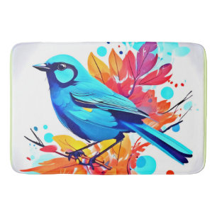 Bluebird's Bliss Art Badmat