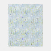 Bluebirds bomen en lucht fleece deken (Voorkant)