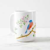 Bluebirds Classique Grosse Mug (Devant gauche)