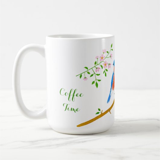 Bluebirds Classique Grosse Mug (Gauche)