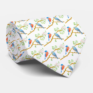 Bluebirds Cravate blanc